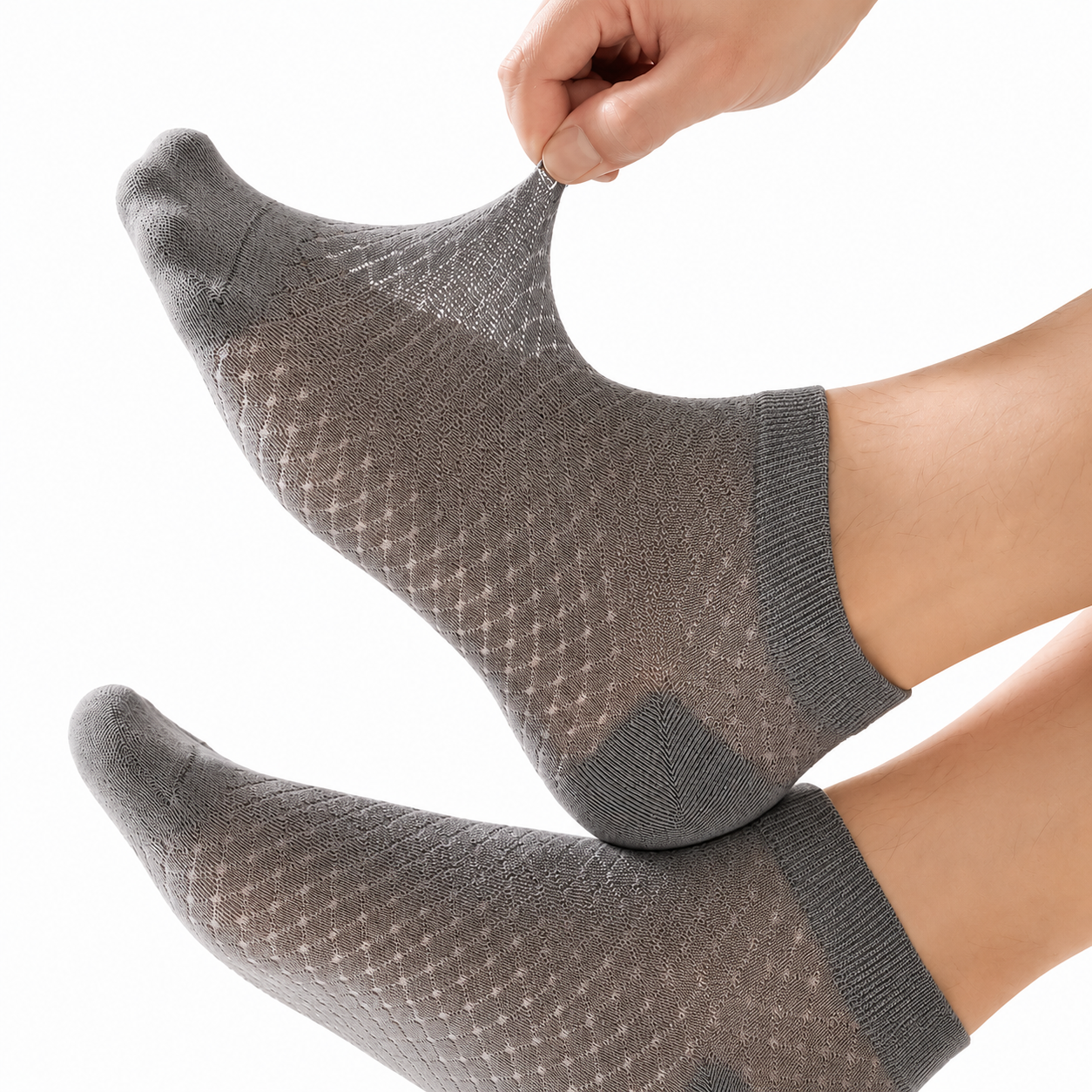 Premium Net Ankle Socks (Pack Of 7)