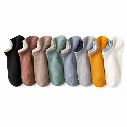 Double Elastic Ankle Socks (Pack Of 8)