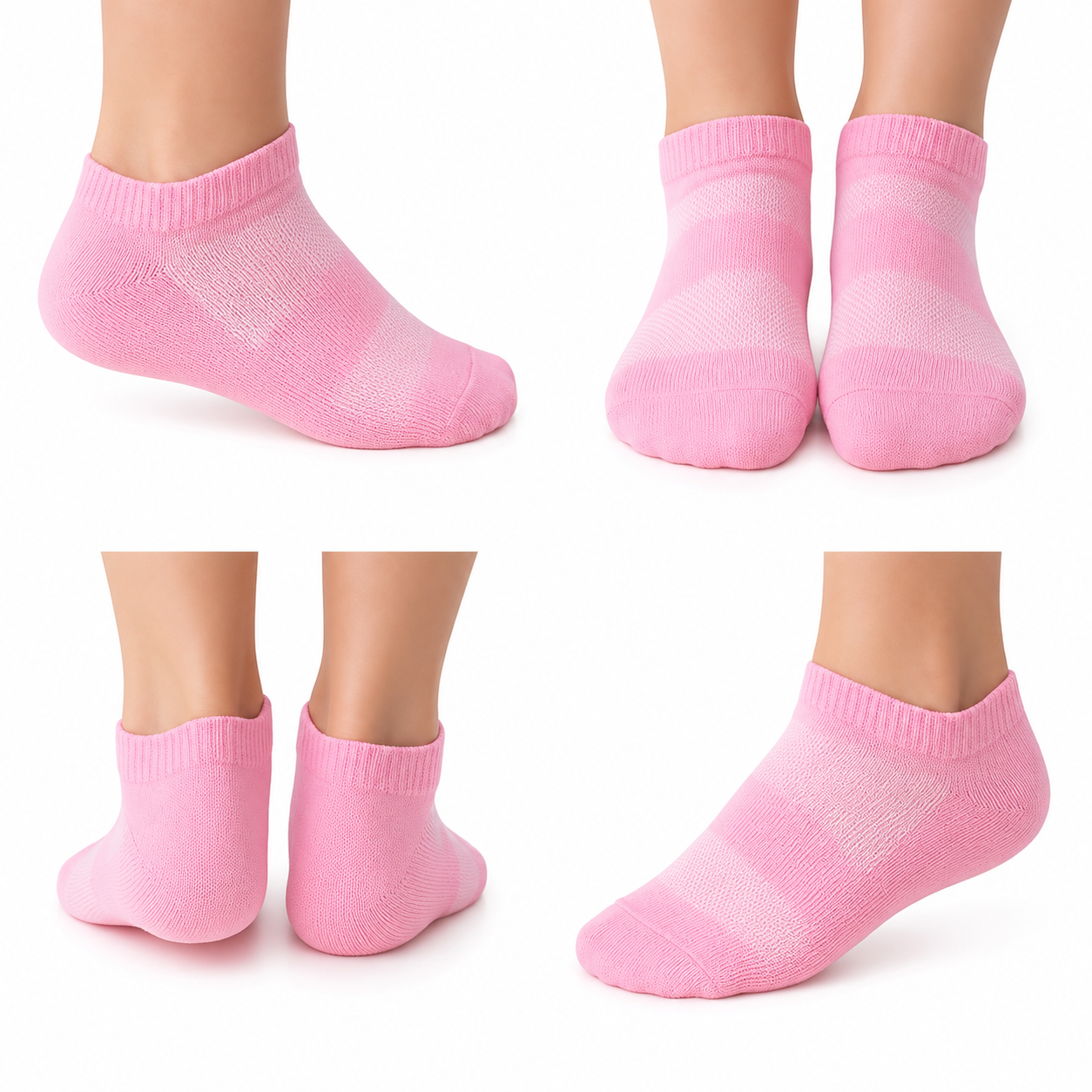 Soft Terry Ankle Socks (Pack Of 3)