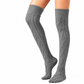 Cable Knit Knee Socks