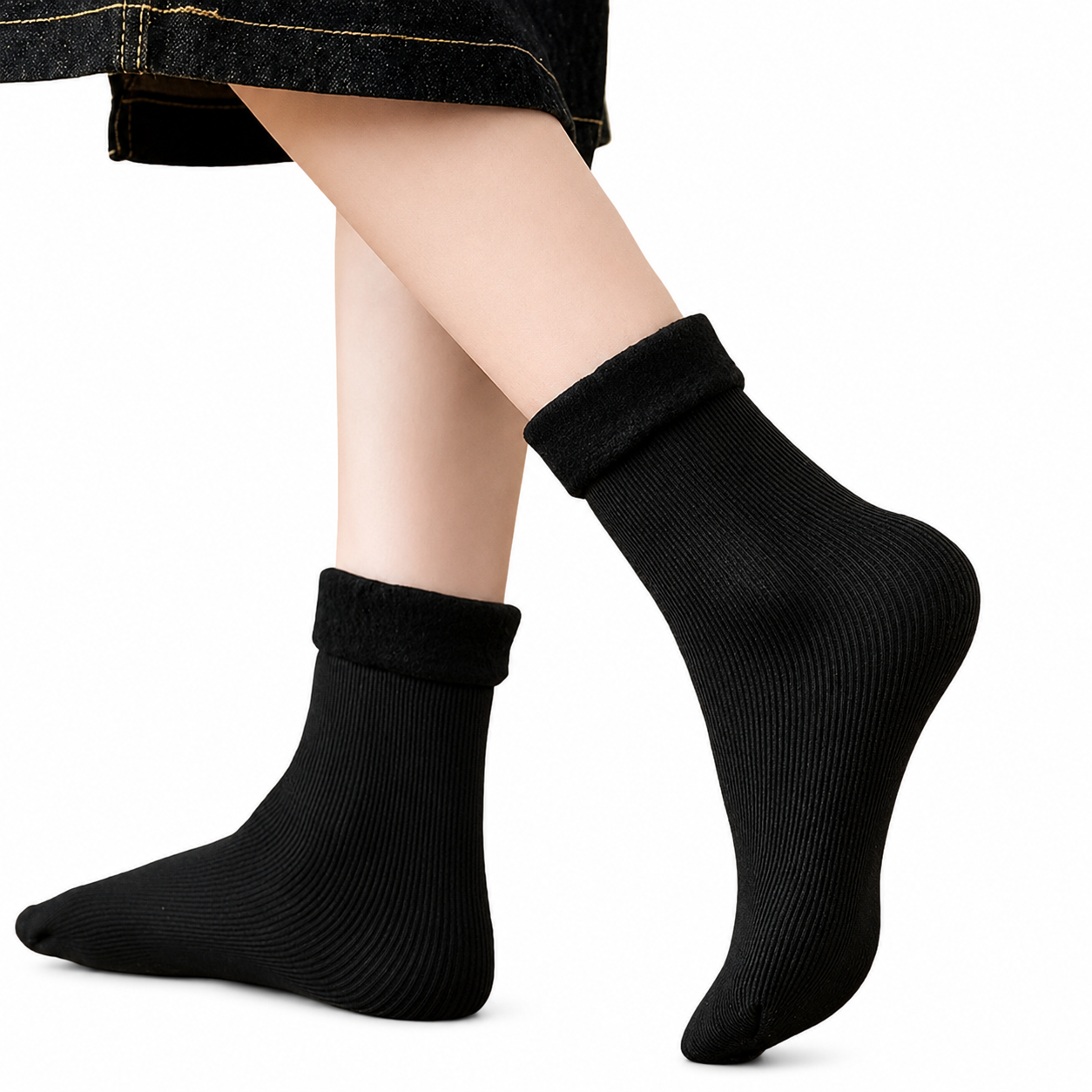 Winter Thermal Fleece Socks for Men & Women (Pack Of 2)