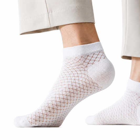 Premium Net Ankle Socks (Pack Of 7)