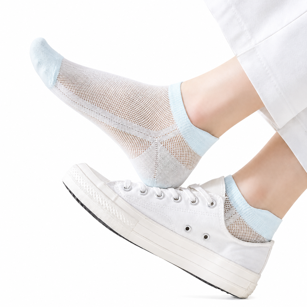 Soft Cotton Blend Low Cut Socks (Pack Of 6)