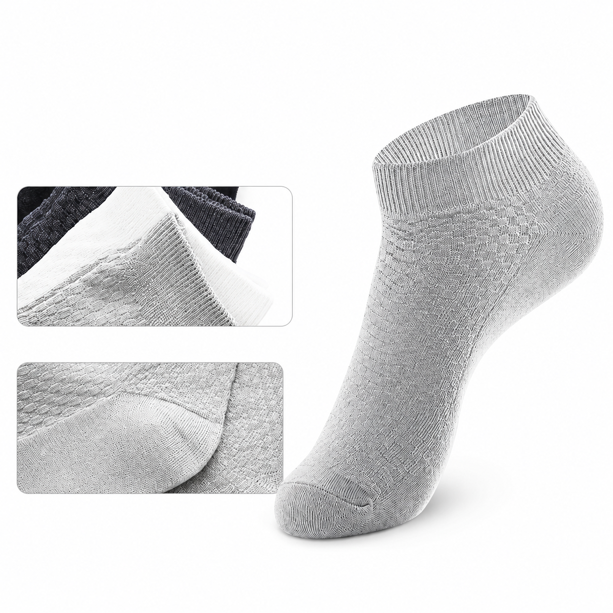 Soft Casual Ankle Socks (Pack Of 5)