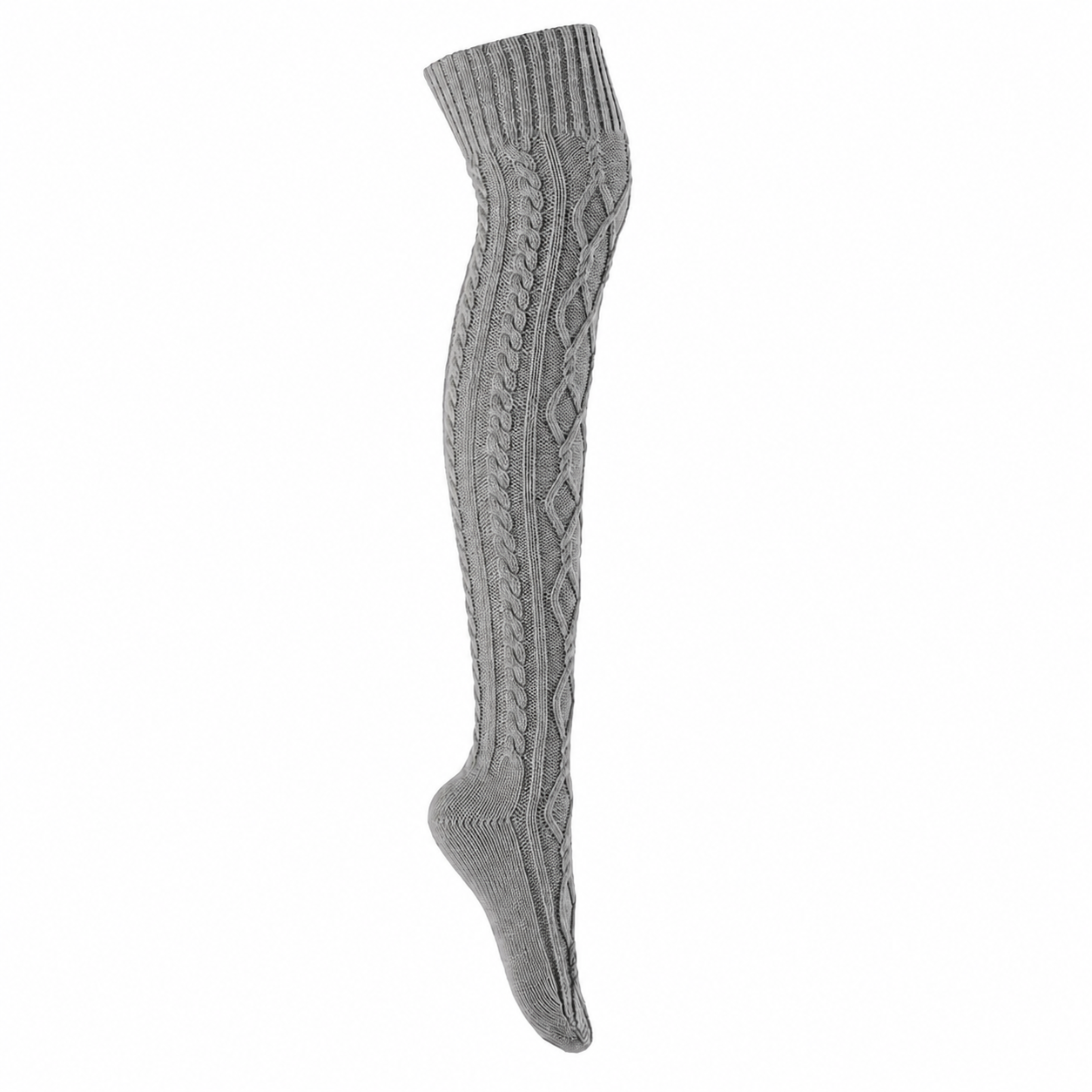 Cable Knit Knee Socks