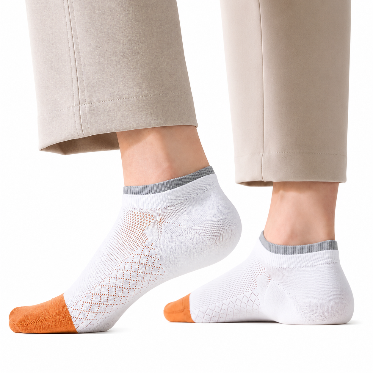 Comfort Fit Ankle Socks (Pack Of 7)