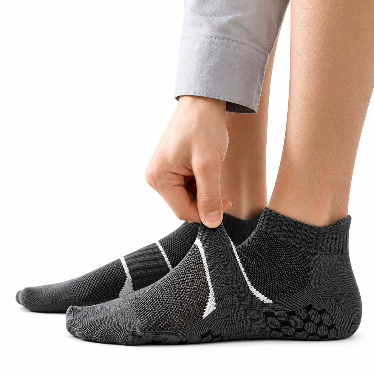 Sports Ankle Socks (Pack Of 6)