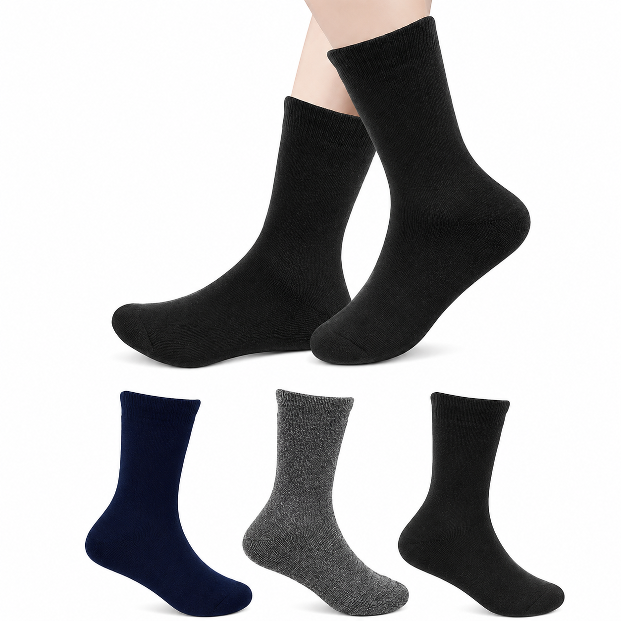 Classic Crew Socks (Pack Of 3)