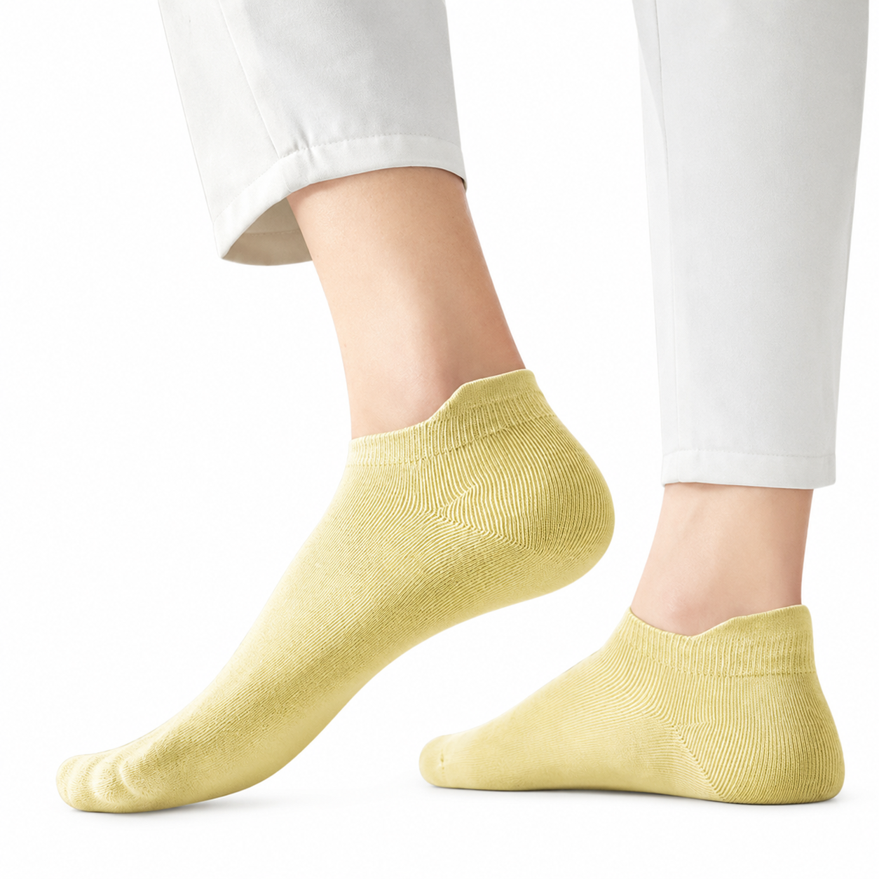 Women's Casual Invisible Socks (Pack Of 8)