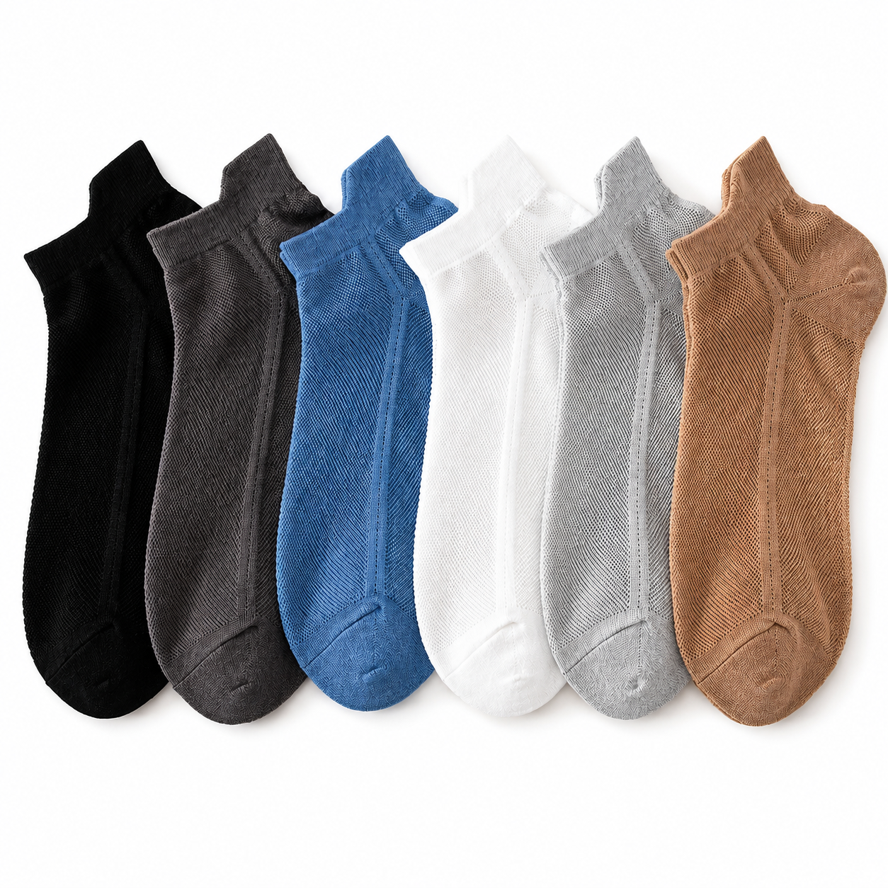 Comfort Fit Low Cut Ankle Socks (Pack Of 6)