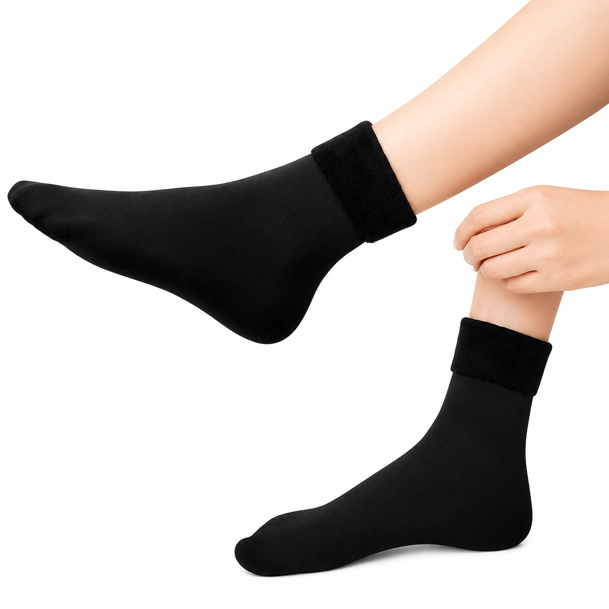 Winter Thermal Fleece Socks for Men & Women (Pack Of 2)