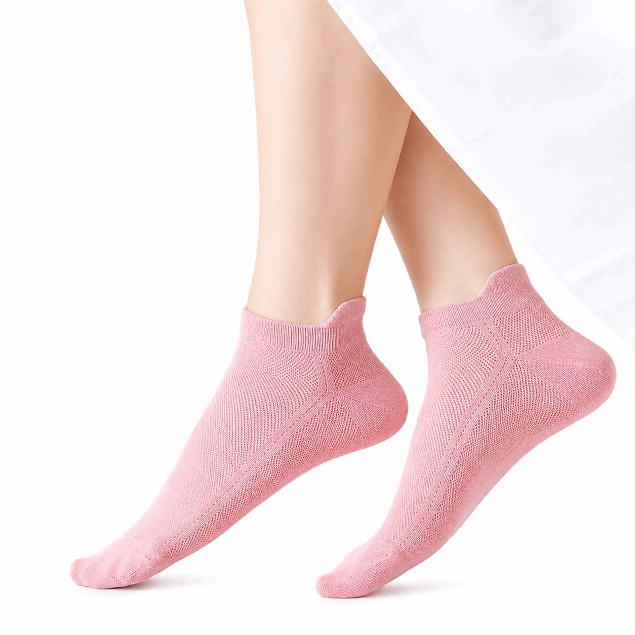 Soft Cotton Blend Low Cut Socks (Pack Of 6)